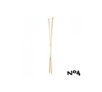 Aiguilles à Tricoter en Bambou - 33cm - n° 3 à 6 - Distrifil(...) -
