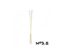 Aiguilles à Tricoter en Bambou - 33cm - n° 3 à 6 - Distrifil(...) -