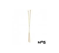 Aiguilles à Tricoter en Bambou - 33cm - n° 3 à 6 - Distrifil(...) -