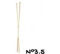 Aiguilles à Tricoter en Bambou - 33cm - n° 3 à 6 - Distrifil(...) -