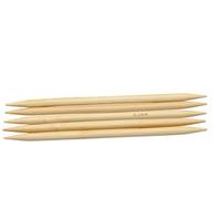 GLOREX Aiguilles à Tricoter en Bambou 8,0mm 20cm, Naturel, 8mm