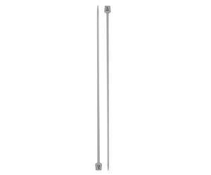 Aiguilles à tricoter métal 40 cm - Prima Mercerie