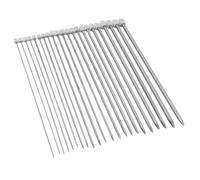 Aiguilles À Tricoter Pointues En Acier Inoxydable, 35cm, Crochet, Outil Artisanal, Ensemble D'aiguilles À Tricoter 2.0mm-8.0mm