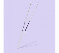 Aiguilles à tricoter Prym Ergonomics 40 cm N°3 - 1 paire, blanc albâtre