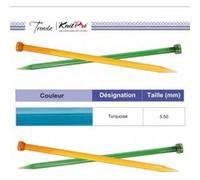 Aiguilles à tricoter Spectra Trendz N°4 à 5,5 - Knitpro(...) - Bleu Bleu G