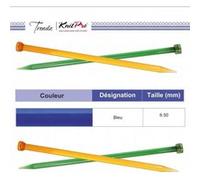 KnitPro KP51214 Aiguilles Simple Pointes Bois Multicolore 35 cm x 6,50 mm