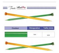 Aiguilles à tricoter Spectra Trendz N°9 à 12 - Knitpro(...) - 9 Vert 9 Vert G