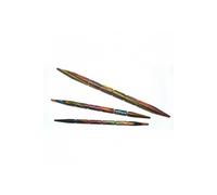 KnitPro – Aiguilles auxiliaires Symfonie Wood – Bois 3 tailles (3,25/4/5,5 mm) – Multicolore