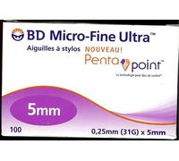 Aiguilles Bd Micro-Fine 5mm
