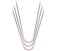 Addi Jeu d'aiguilles à Tricoter, métal, Silver, 3 mm