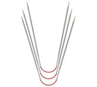 Aiguilles circulaires Addi CraSyTrio de 30 cm, 2,75 mm - Argent et Rouge
