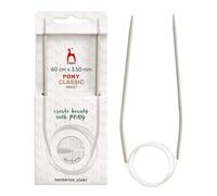 Aiguilles circulaires en aluminium Pony Classic 60 cm 3,5 mm - 1 pièce