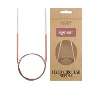 Aiguilles circulaires fixes Knitter’s Pride Rosemist 40 cm - 3,75 mm