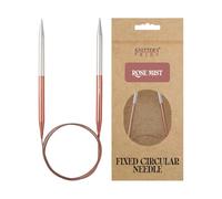 Aiguilles circulaires fixes Knitter’s Pride Rosemist 40 cm - 7 mm