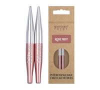 Aiguilles circulaires interchangeables Knitter’s Pride Rosemist 5 cm 5,5 mm