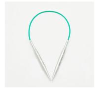 KnitPro 36061 Mindful Aiguille à tricoter circulaire 5 mm 40 cm Bleu sarcelle 5 mm