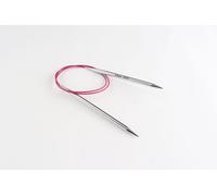 KnitPro KP11386 Nova Aiguilles Circulaires Fixes Bois Argent 150 cm x 6 mm