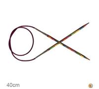Aiguilles circulaires - KNITPRO - Symphonie Bois - fixes - 40 cm - N°3,5