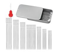 Aiguilles De | 40 Pièces Fournitures Pour Avec Un Enfile-Aiguille,Aiguilles à,Pour Tissage Crochet Enfilage Artisanat Maison Studio Rembourrage