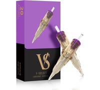 Aiguilles De Cartouche De Tatouage-20pièces #10 (3rl) Maquillage Permanent Smp 0.30mm Round Shader Microblading Aiguille Tatouage Pour Stylo De Machine À Tatouer-V Select