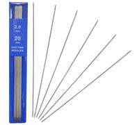 Aiguilles de jeu de 2 mm, lisses, solides et durables en acier inoxydable, ensemble de tricot et de débutants, chaussettes, écharpes et pulls pour animaux de compagnie