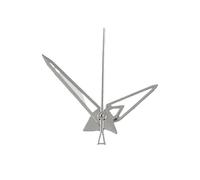Aiguilles de montre for NH35, NH36, NH37, NH38, NH39, NH70, NH72, aiguilles vertes lumineuses(Silver)