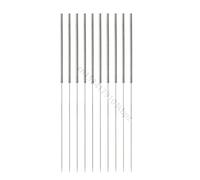 Aiguilles de Nettoyage de buse en Acier Inoxydable, Lot de 10 pièces 0. 2mm0. 25mm0. 3mm0. 35mm0. 4mm(0.2mm)