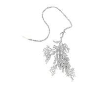 Aiguilles de pin artificiel scintillantes, branches de pin artificiel scintillantes,Ornements clignotants d'arbre de Noël - Choix de fleurs artificielles de conception avec lanière pour la décoration