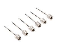 Aiguilles de Pompe à Air de 100 Parties dans Un Métal Durable pour Gonfler Les Balles, Adaptées aux Plus Gonflables, Un Design Léger et Portable, pour Le Football, Balles Basket-Ball et Plus