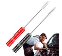 Aiguilles de sonde arrière, sonde de test d'aiguille de perçage - Sonde multimètre Super Tip 2X,Aiguille de sondes arrière d'extension Non destructive en acier inoxydable de 3mm pour prise de courant