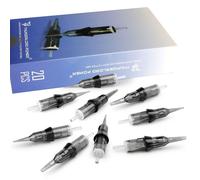 Aiguilles de tatouage jetables,20 pièces,1RL 0.16mm,cartouche stérilisée pour Machine rotative,aiguilles de maquillage Permanent