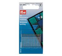 Prym 0.60 x 28 mm Hand Sewing Needles Betweens, Silver/Gold