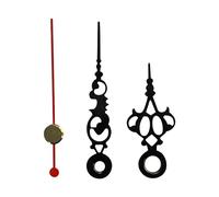 Aiguilles d'horloge à quartz de rechange en métal noir pour mécanisme d'horloge à pression pour trous de 3,6 mm et 5,5 mm chinois (50 mm noir)