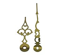 Aiguilles d'horloge de rechange en métal doré compatibles avec les mouvements allemands UTS Hermle Kienzle Junghans Hechinger (70 mm doré)