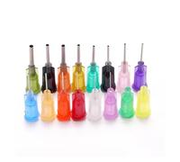 Aiguilles distributrices de liquide industrielles 1/2 ", 100 paquets, aiguilles Luer Lock à seringue 14 15 16 17 18 19 20 21 22 23 24 25 28 30 34G calibre 32G-13mm