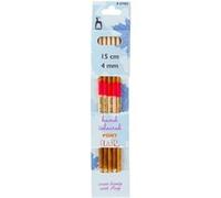 Aiguilles doubles pointes 15cm bois Flair N° 3,5 à 5 - Pony(...) - G