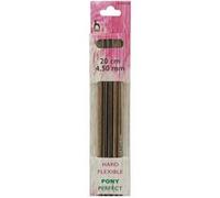 Aiguilles doubles pointes 20cm bois Perfect du N°3 au N°10 - Pony(...) - G