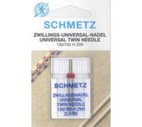 Aiguilles doubles pour machines à coudre Schmetz Universal 130/705 H ZWI 2,5/80 G