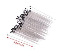 Aiguilles En Acier Inoxydable, 100 Pièces, Avec Boîte En Plastique, Pour Laboratoire Scolaire D'entomologie, Dissection Corporelle, Aiguille D'insecte