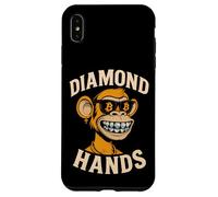 Aiguilles en Diamant Bitcoin HODL Monkey Coque pour iPhone XS Max