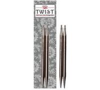 AIGUILLES INTERCHANGEABLES de 8 cm TWIST RED LACE N°2 à 6 - CHIAOGOO(...) - Gris Gris