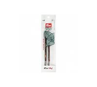 Prym Pointes d'aiguilles à tricoter 223324 – longues – naturel multicolore – 11,6 cm – 4,00 mm