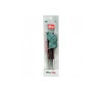 Aiguilles interchangeables longues bois NATURAL N° 3 à 15 à l'unité -(...) - Marron (n°8)