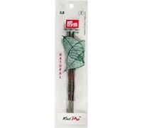 Aiguilles interchangeables longues bois NATURAL N° 3 à 15 à l'unité -(...) - Marron (n°3)