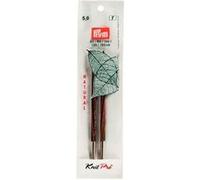 Prym Aiguilles à tricoter circulaires Natural bois 11,6 cm 5 mm Marron (n°5)