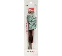 Aiguilles interchangeables longues bois NATURAL N° 3 à 15 à l'unité -(...) - Marron (n°6)