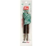 Aiguilles interchangeables longues bois NATURAL N° 3 à 15 à l'unité - Prym(...) - Marron (n°7) Marron (n°7) G