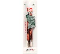 Aiguilles interchangeables longues bois NATURAL N° 3 à 15 à l'unité -(...) - Marron (n°9)