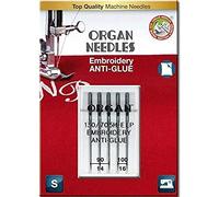 Organ Aiguilles assorties pour machine à coudre anti-colle super antiadhésive Taille 90/14 & 100/16