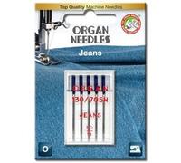 Aiguilles Organ pour machine à coudre, Denim / Jean, Taille 110, 5 aiguilles par paquet G
